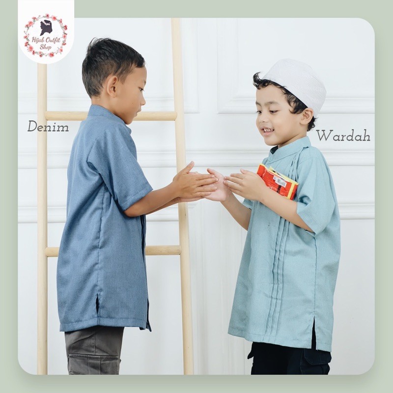 Adiba family set / gamis koko sarimbit couple ayah ibu anak