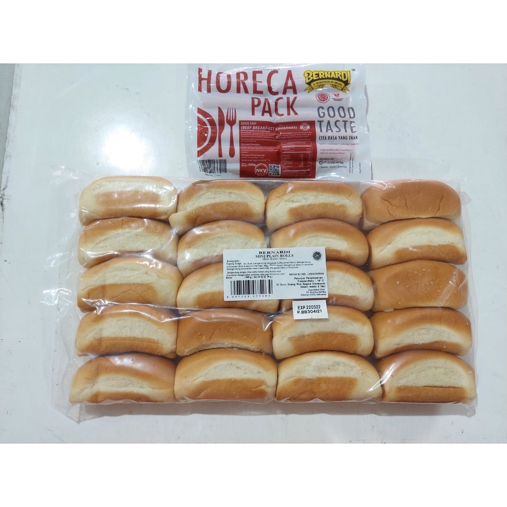 

[PREMIUM TASTE] BERNARDI hotdog mini dan sosis sapi