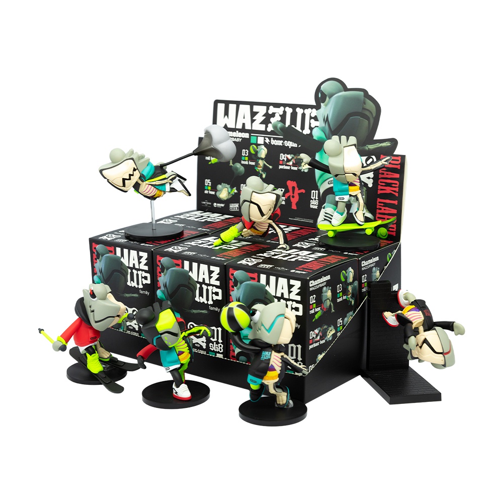 Chameleon WAZZBONE Squad Blind Box Series by Lam Toys x Mighty Jaxx