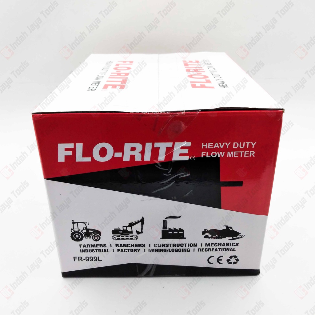 FLO-RITE Flowmeter 4 Digit 1.5 Inch - Meteran Solar Flow Meter