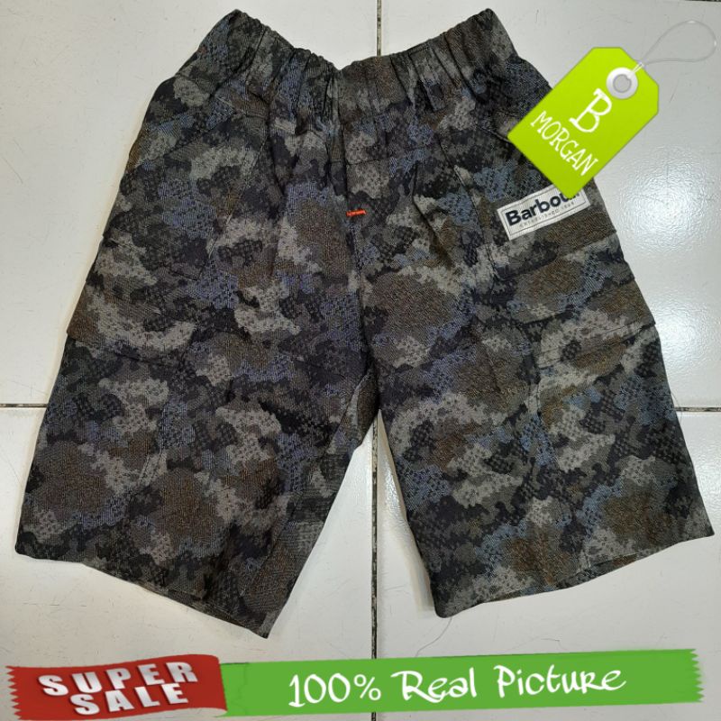 Celana Pendek Anak Cargo Barbour motif Abstrak