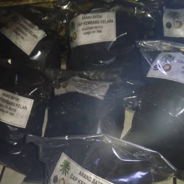 Arang batok kelapa super cap kembang kelapa 500gram