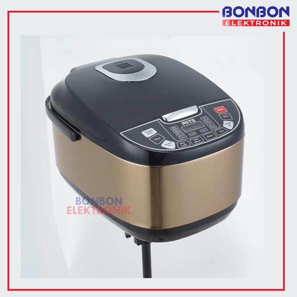 Mito Rice Cooker R5 PLUS 8in1 2L Gold Black/Silver Black