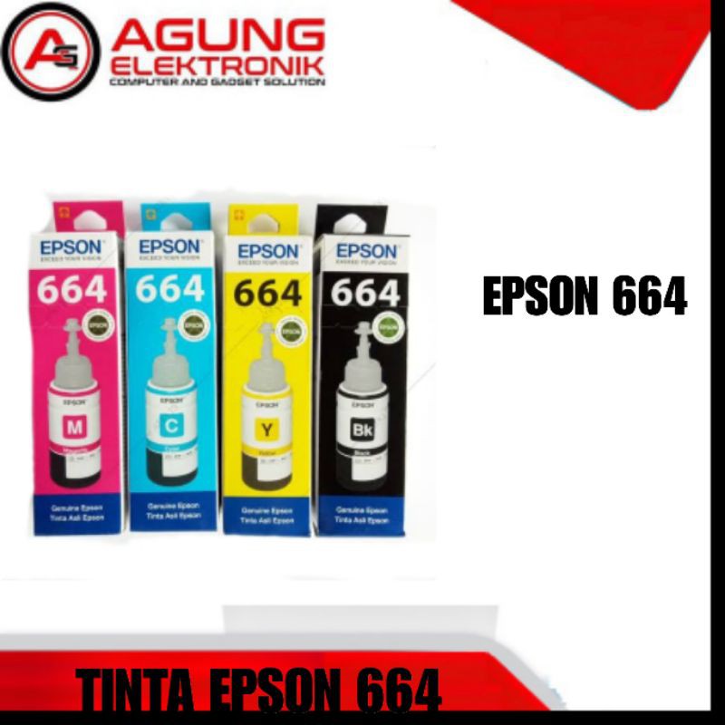 TINTA PRINTER EPSON 664 ORI