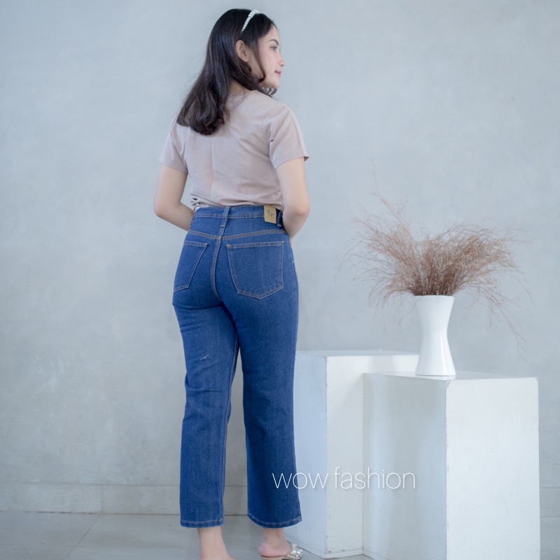 JIMISO CELANA JEANS HIGWAIST PREMIUM WANITA