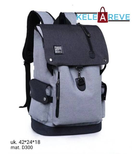 KELEAREVE Tas Sekolah Ransel Backpack Anak Cowok Cewek Pria Wanita SMP SMA SMK Murah Kasual Codora Bandung-2