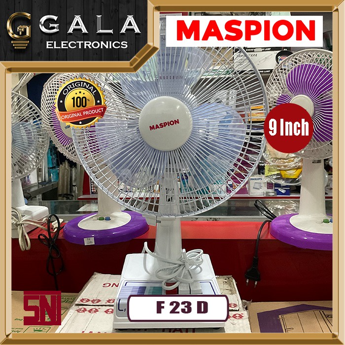 Jual Kipas Angin Maspion F 23 D 9 Inch Desk Fan Shopee Indonesia 7342