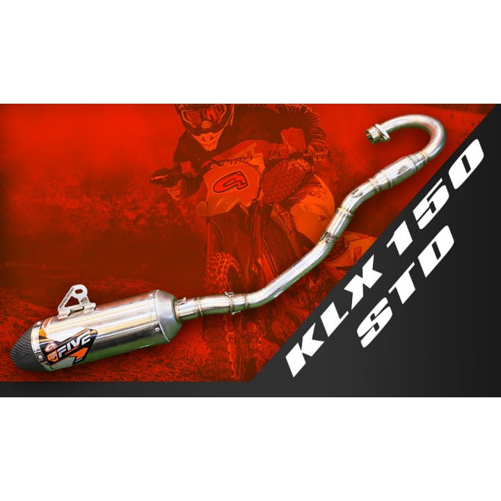 KNALPOT F5 STD KLX 150 AHRS knalpot ahrs KLX 150 power boom knalpot KLX 150 AHRS