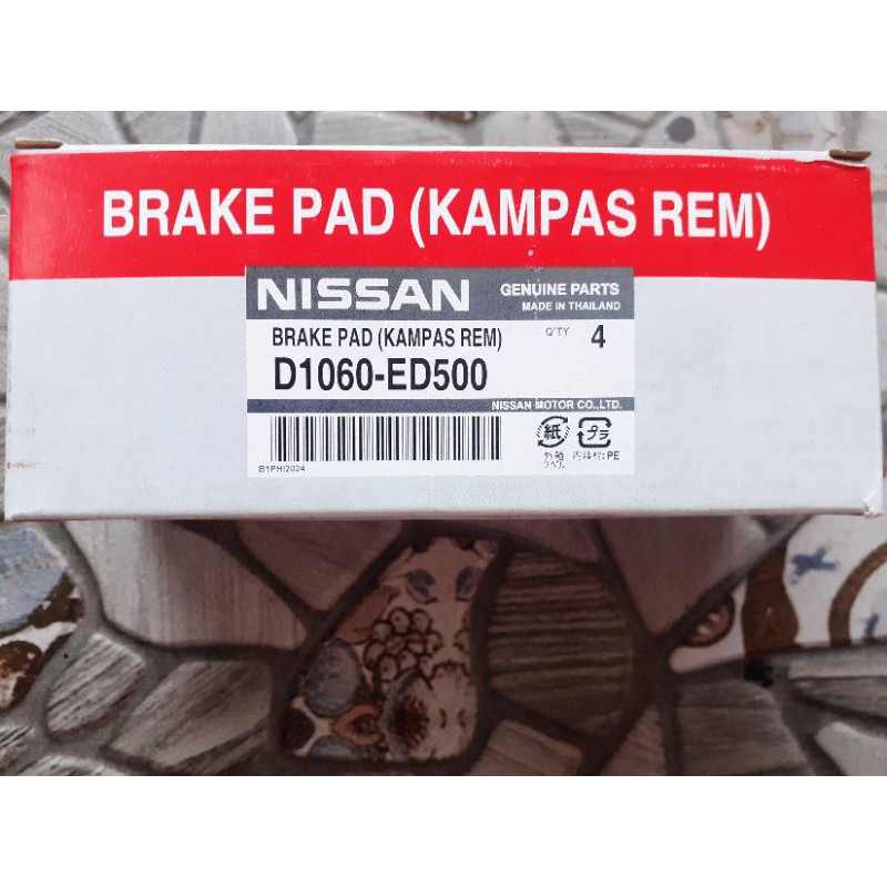 Kampas rem depan/Brakepad Nissan Grand livina Lama Good Quality