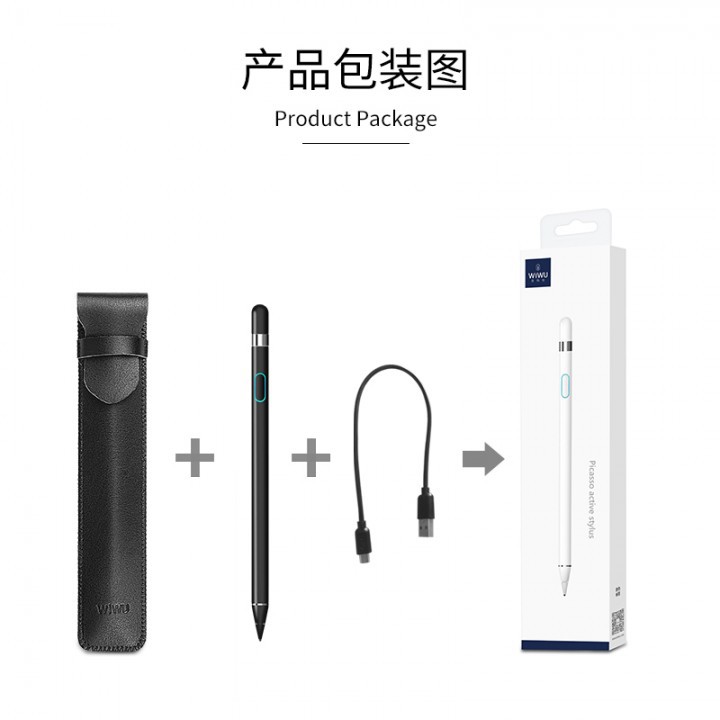 Original WIWU Premium K833 Universal Capacitive Stylus Touch Pen