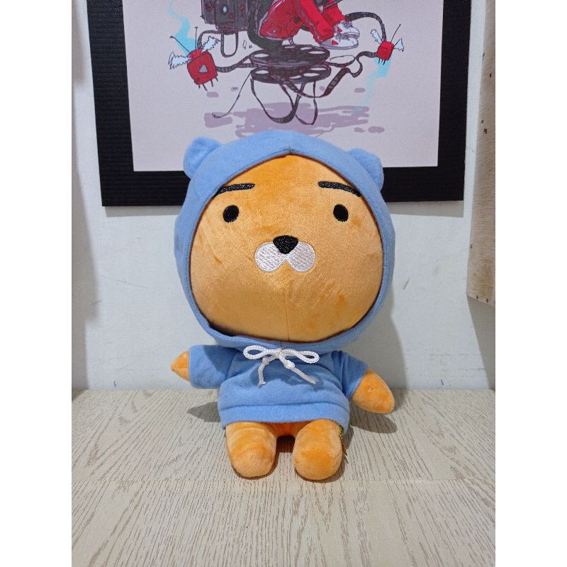 Boneka Ryan Kakao Blue Hoodie (Restok) Ori