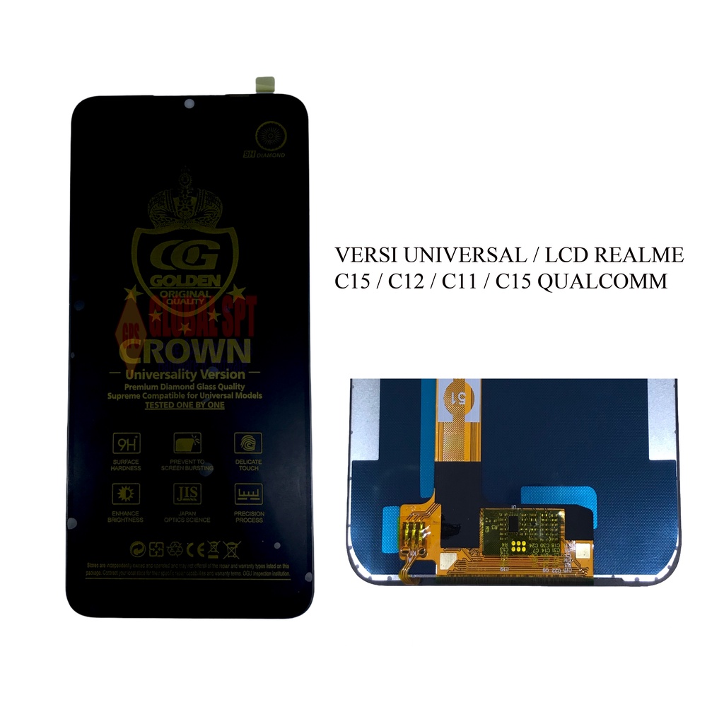 VERSI UNIVERSAL / LCD TOUCHSCREEN REALME C15 / C12 / C11 / C15 QUALCOMM