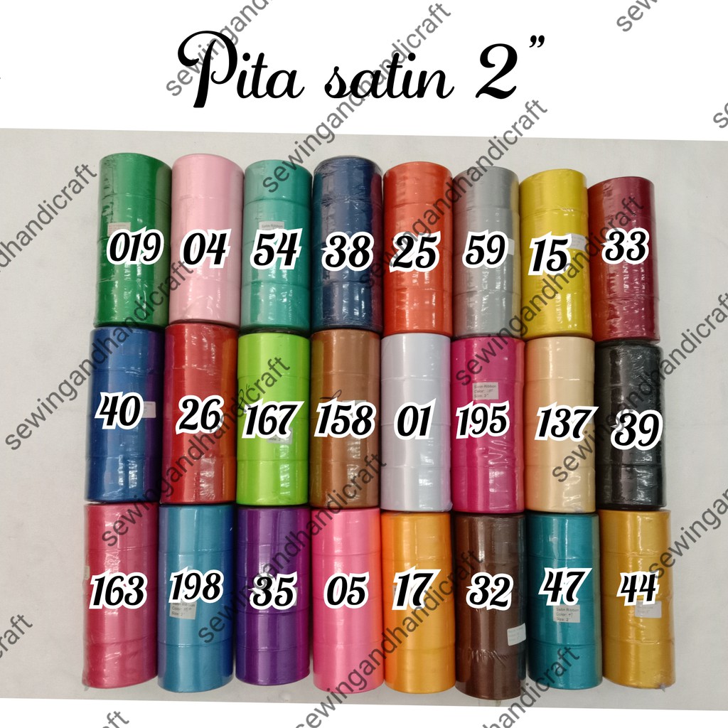 

Pita kado kain / Pita Satin 2 Inci