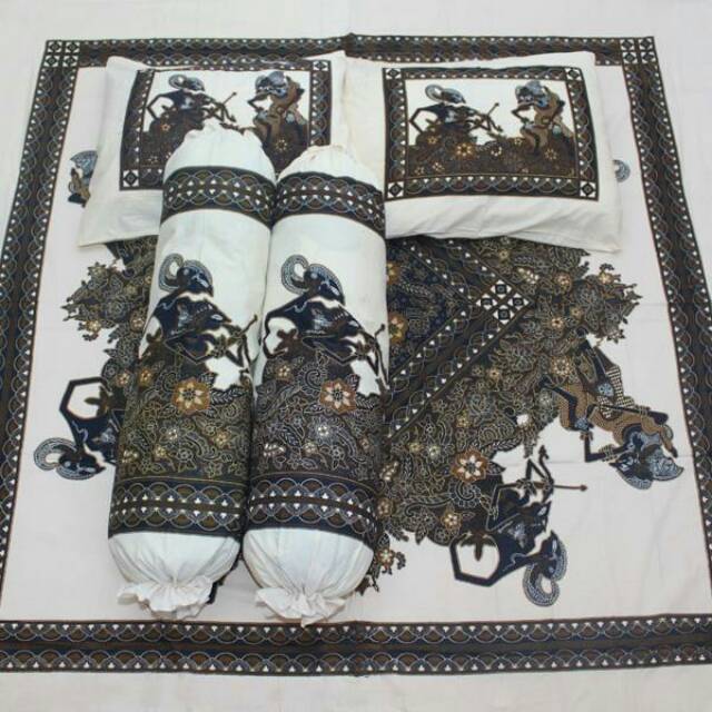 Sprei / Seprei Batik Pekalongan Motif "Wayang Polos" uk. 180x200