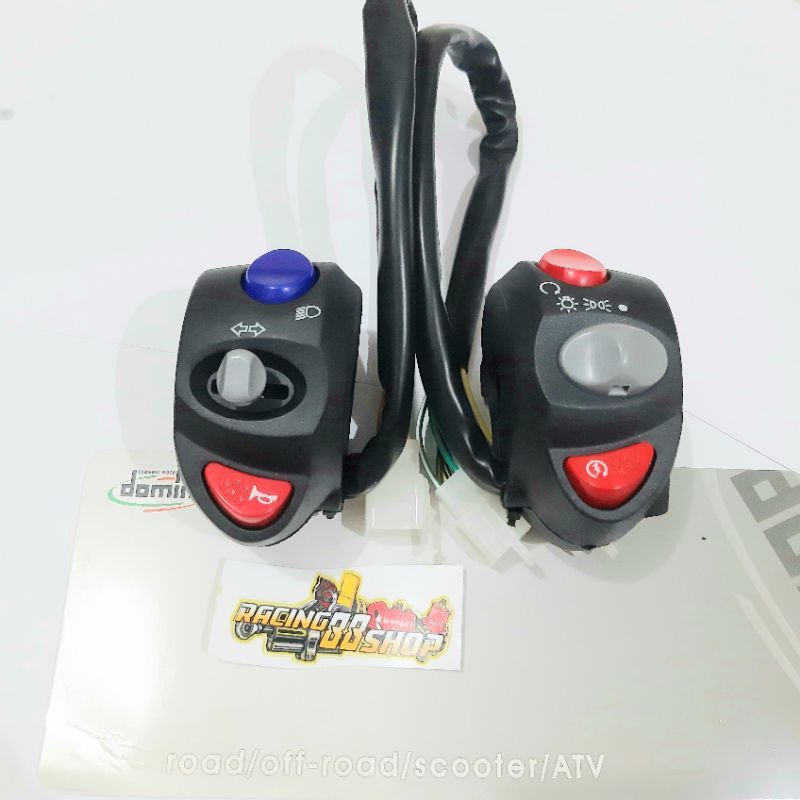 Saklar Holder DIMONO 1set KIRI & KANAN SCOOPY FINO BEAT VARIO BEAT STREET X ride DLL