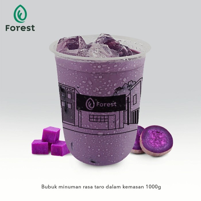 

Lainnya-Minuman-Bubuk- Bubuk Minuman Taro Powder - Forest Bubble Drink - Powdr+Bublewrap -Bubuk-