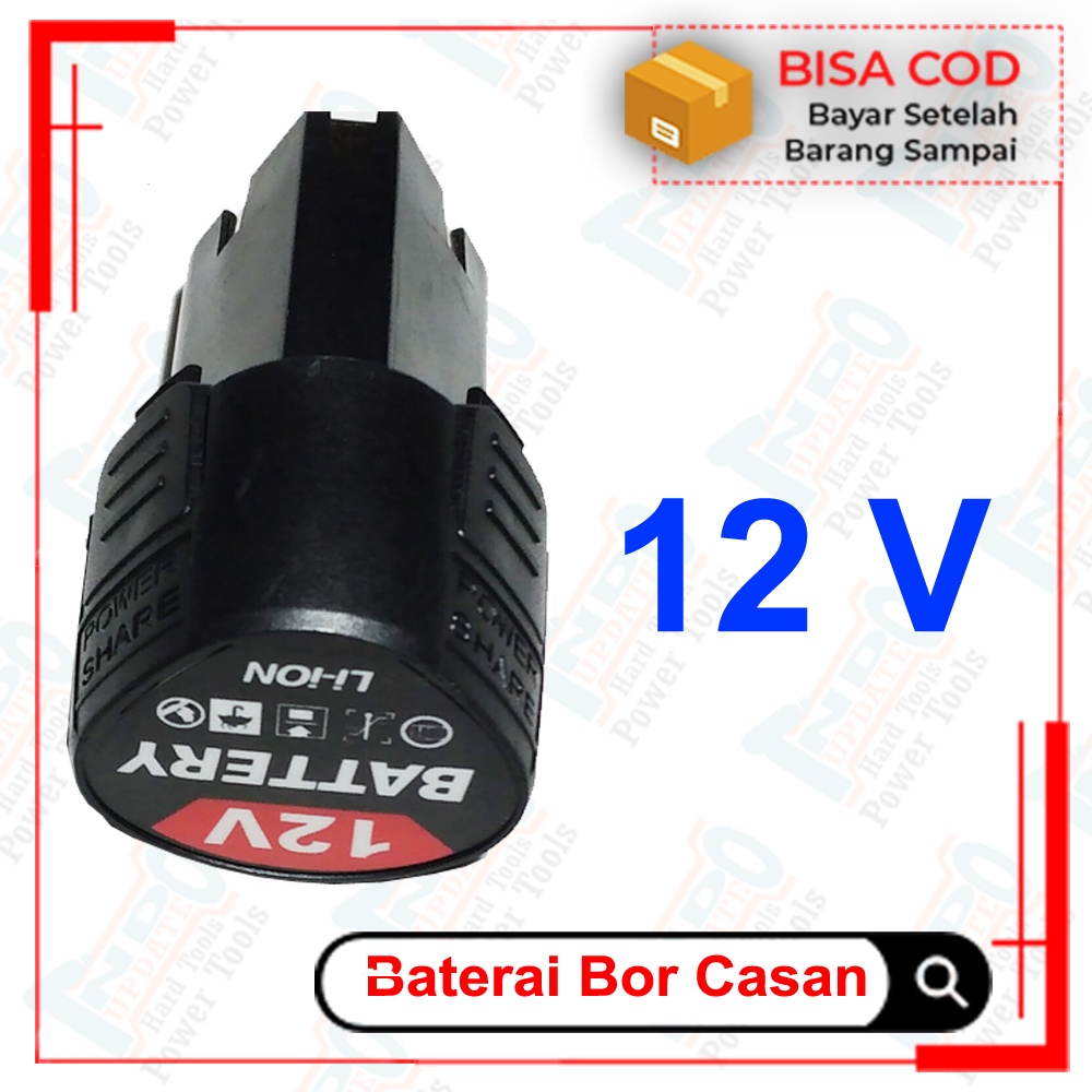 Baterai Bor Baterai 12 Volt JLD 3000 MAH Cordless Drill-2