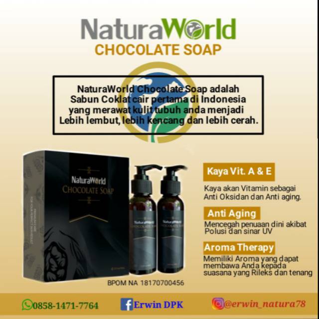 Jual Natura chocolate soap | Shopee Indonesia