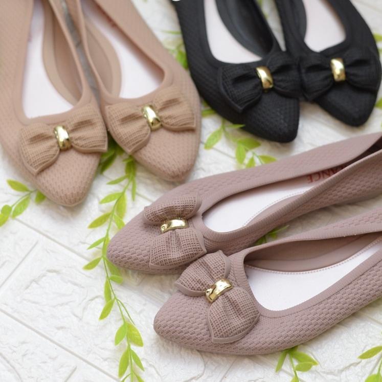 [KODE 8912] sepatu slip oN Jelly pita / sepatu pansus Jelly wanita BCL