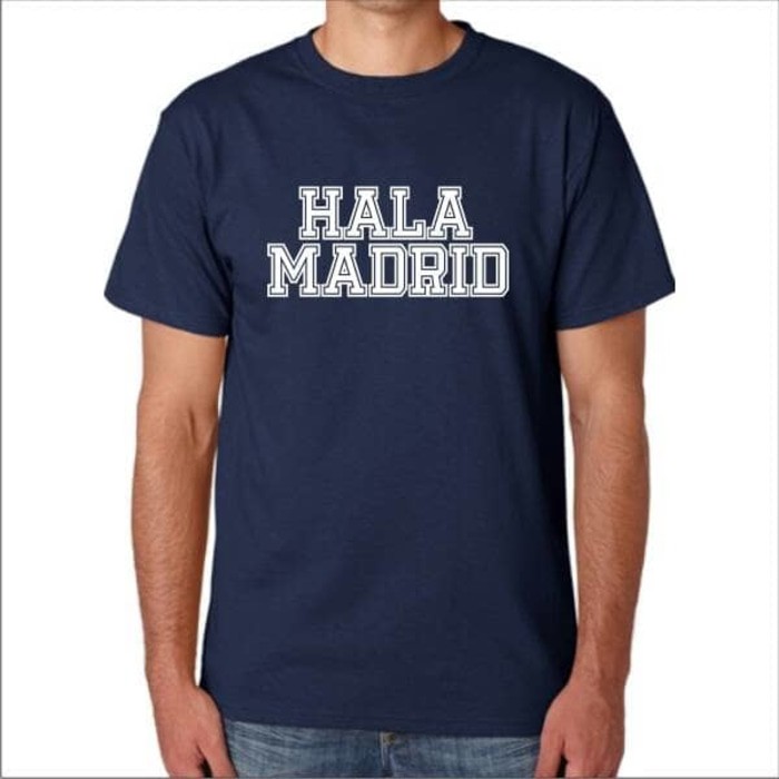 Kaos Tshirt Baju Combed 30S Hala MAdrid