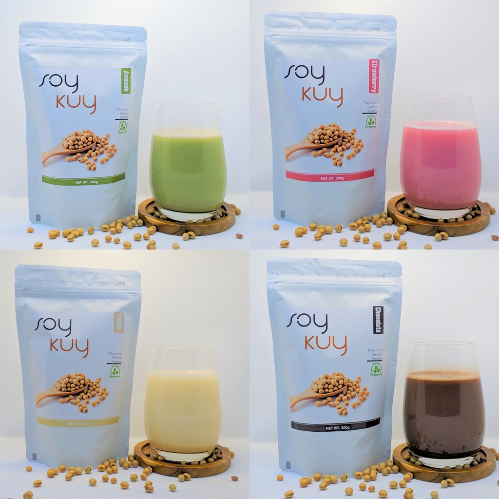 Jual Susu Kedelai Bubuk SoyKuy Minuman Sehat Indonesia|Shopee Indonesia