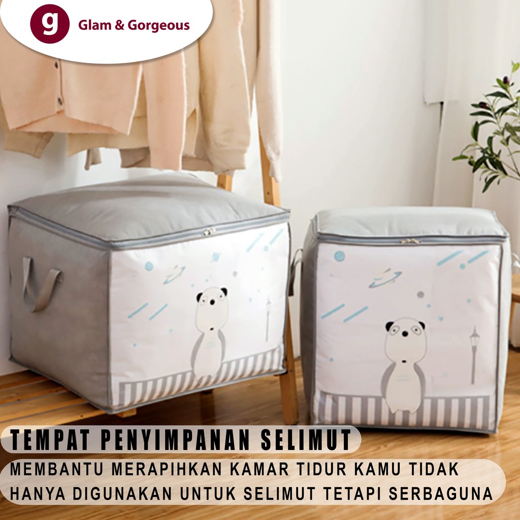 Tempat Penyimpanan TP007 Storage Box Baju Selimut Mainan Serbaguna