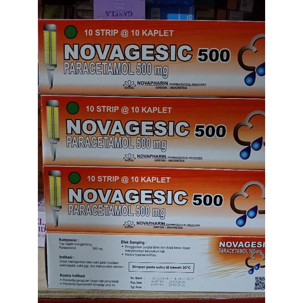 Novagesic 500 perbox