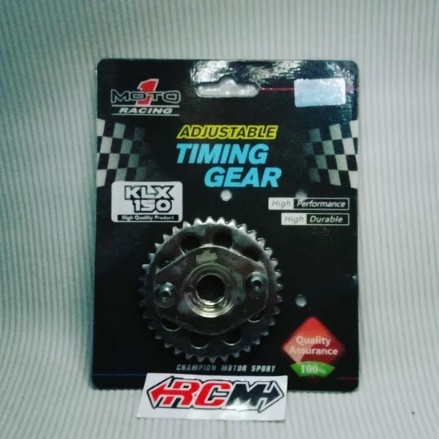 GEAR GIR GER TIMING TEMING GIGI SENTRIK KAWASAKI KLX 150 KLX150 DTRACKER D TRACKER 36T ADJUSTABLE MOTO1