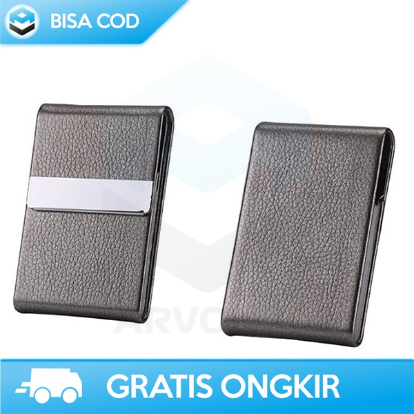 KOTAK ROKOK SAFETY ELEGAN LEATHER CASE FOCUS B650925 PREMIUM ORIGINAL