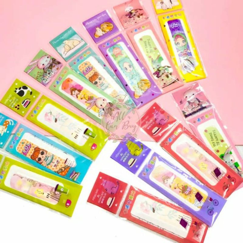 5PCS HANSAPLAST KARAKTER LUCU IMUT ANAK ANAK, HANSAPLAST ANAK, PLESTER KARAKTER, PLESTER ANAK LUCU