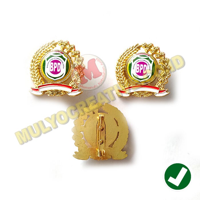 pin bros logo bpd lencana badan permusyawaratan desa murah shopee indonesia pin bros logo bpd lencana badan permusyawaratan desa murah