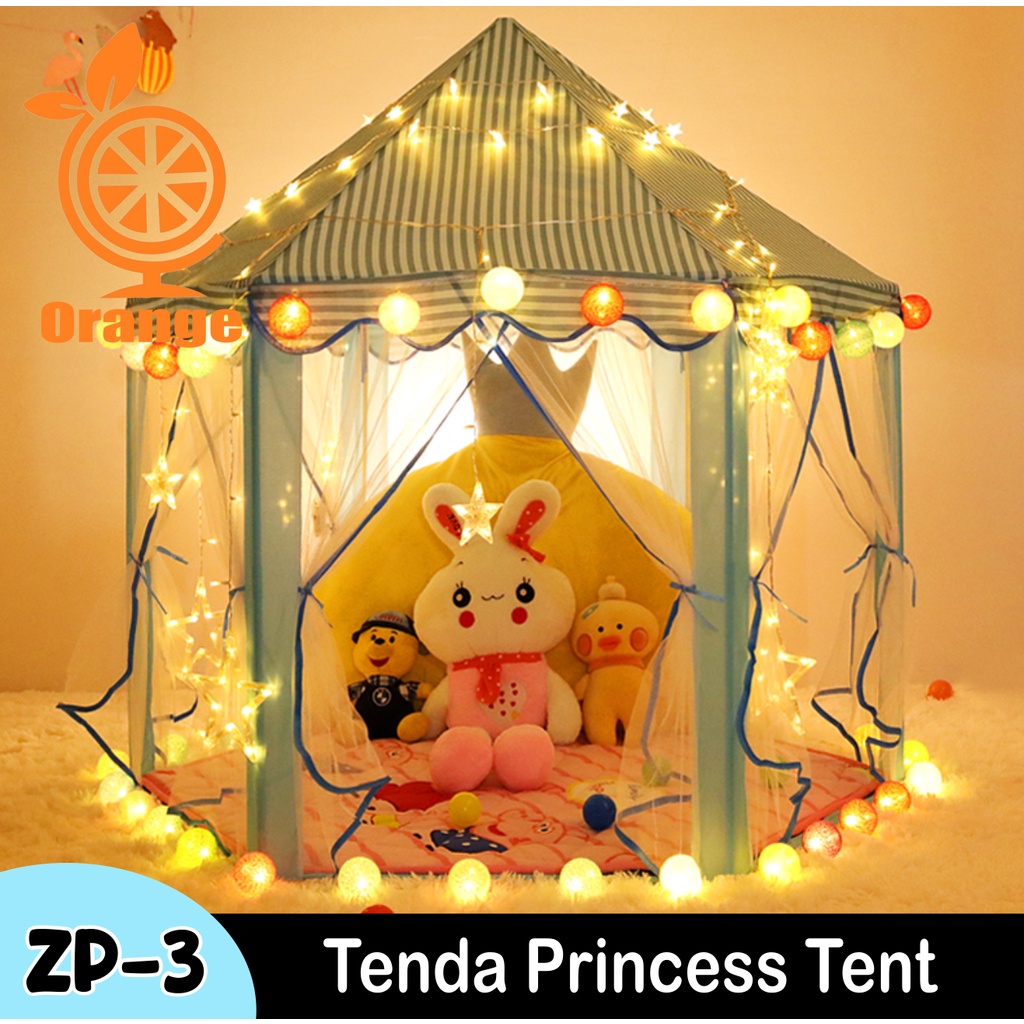 Tenda Anak Tenda Mainan Anak Princess Model Rumah Indoor Outdoor Portable Speeds PABRIKWALLSTIKER