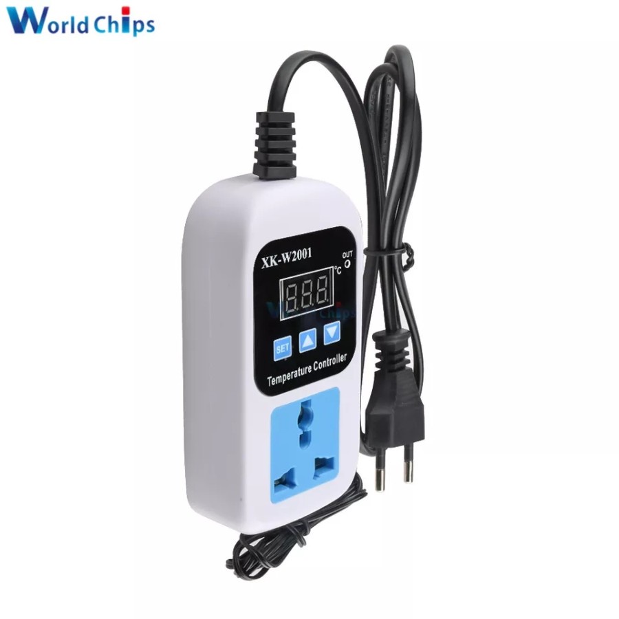 Sensor Suhu XK-W2001 Digital Thermostat Relay Stop Kontak Otomatis