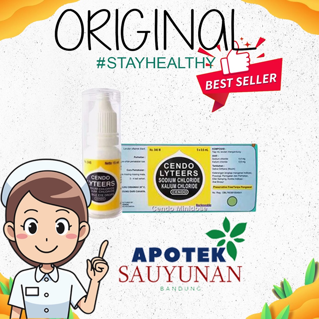 CENDO LYTEERS Obat Tetes Mata Kering Merah Iritasi Perih
