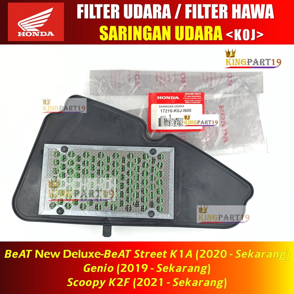 FILTER UDARA BEAT 2020 BEAT NEW DELUXE ALL GENIO NEW SCOOPY ESP 2020 2021 2022 FILTER UDARA K0J