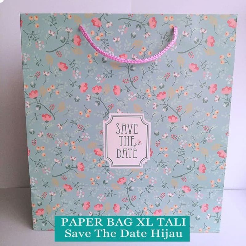 Paper Bag Tali Motif / Tas Kertas Kado / Tas Ultah - XL GARDEN