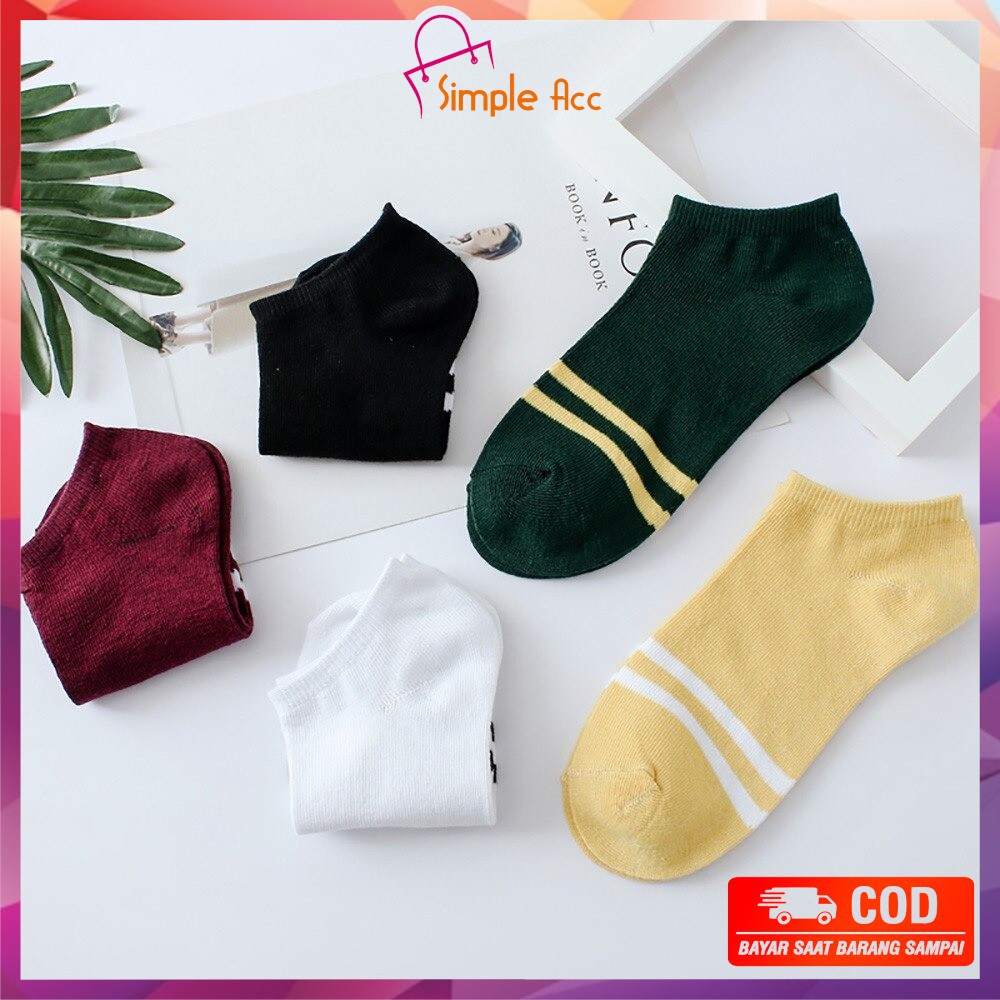 ~COD~ DO-P51-P54 Kaos Kaki Pendek Dewasa / Kaos Kaki Semata Kaki / Kaos Kaki Ankle Motif/Short Socks-3