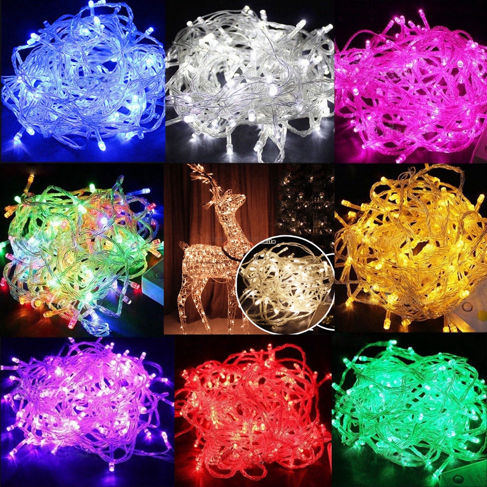 Lampu String LED 1m / 5M / 10M untuk Dekorasi Dinding Rumah / Pesta Pernikahan / Taman