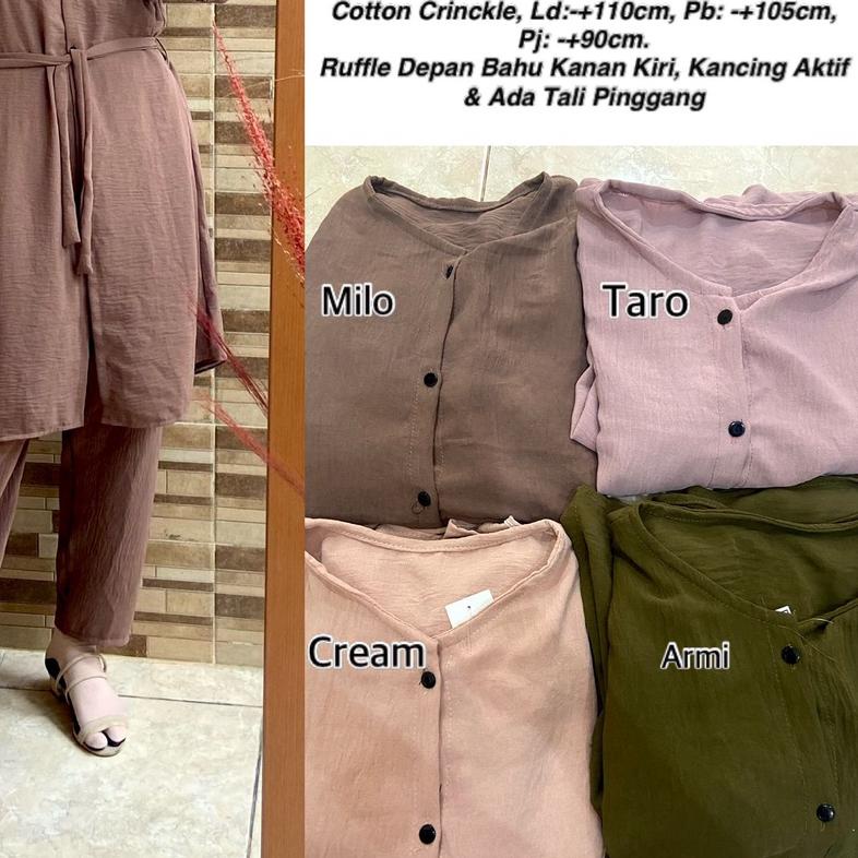 ✧ SETELAN LONG TUNIK POLOS JUMBO / SETCEL LONG RAYON VISCOSE POLOS FIT TO XXXL ☎