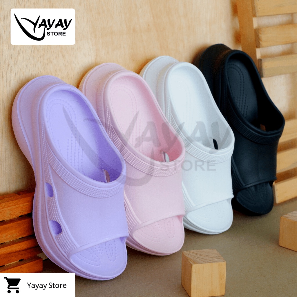 Sendal Fuji korean style / Sendal Wedges Anti Slip Sendal Rumahan