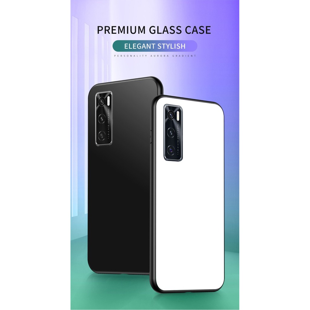 Vivo V20 SE Case TEMPERED GLASS Case Casing Vivo V20 SE