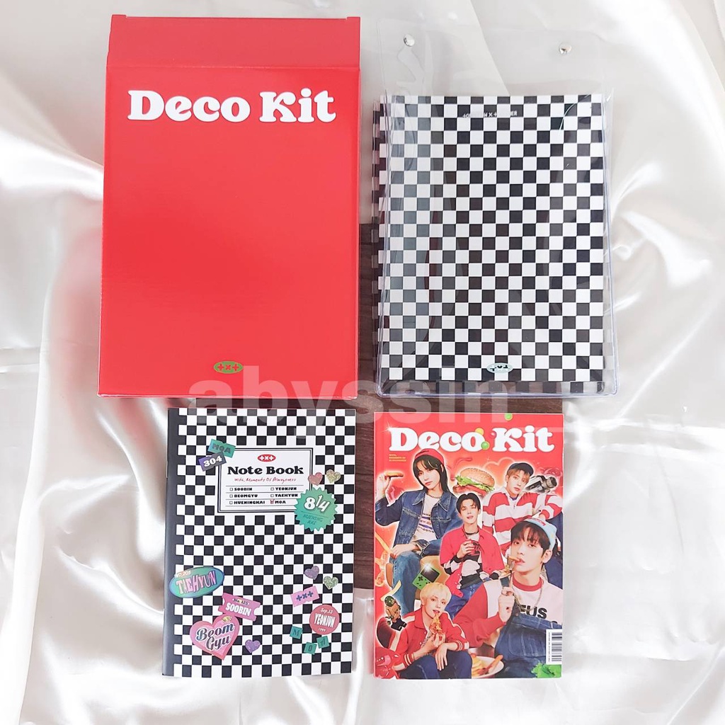 SHARING TXT DECO KIT OFFICIAL - soobin yeonjun beomgyu taehyun hueningkai yeonbin beomjun taegyu tyu