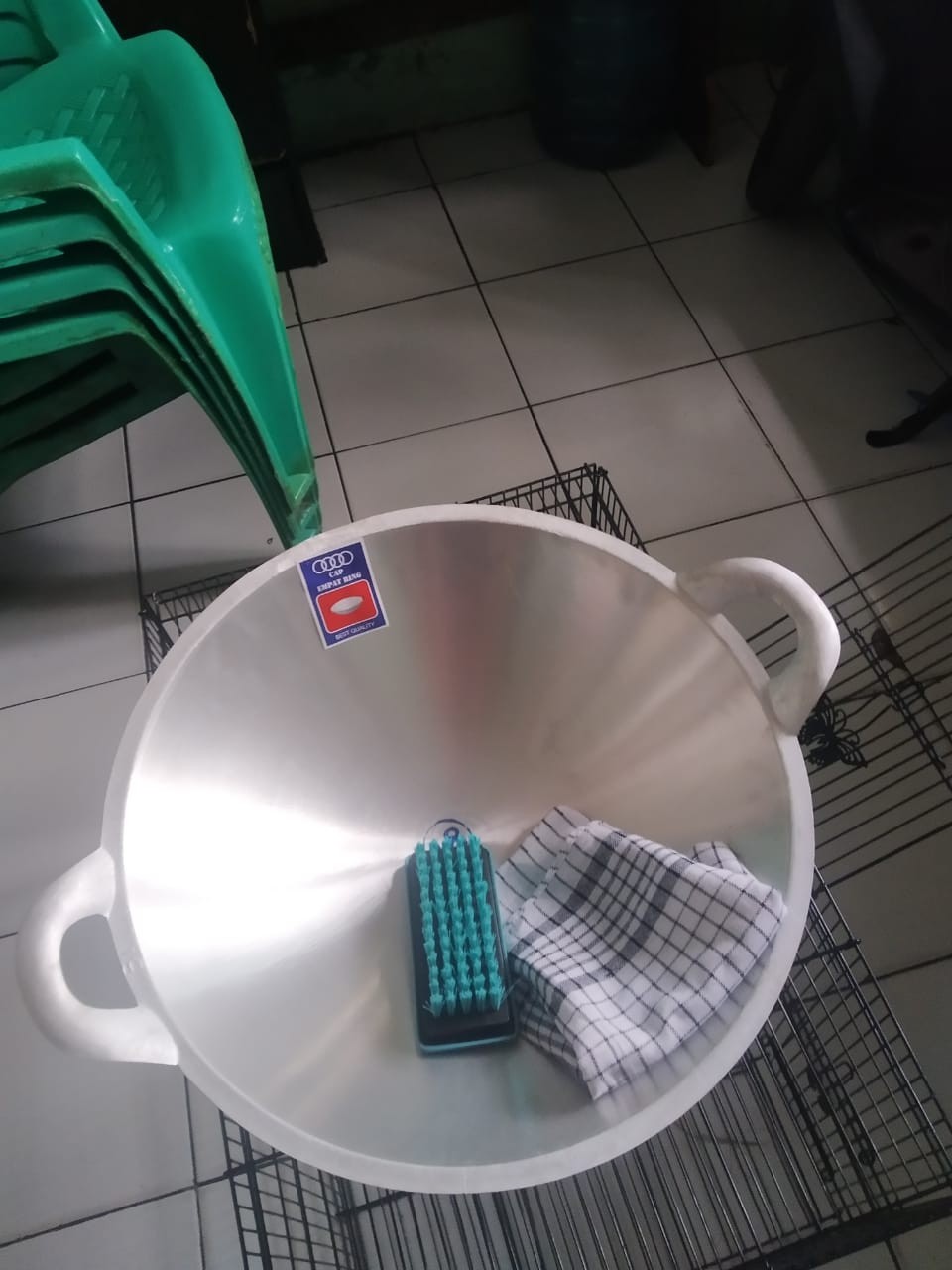 Kuali Super Jumbo No.18,20,22 / Penggorengan Jumbo / Kuali Besar