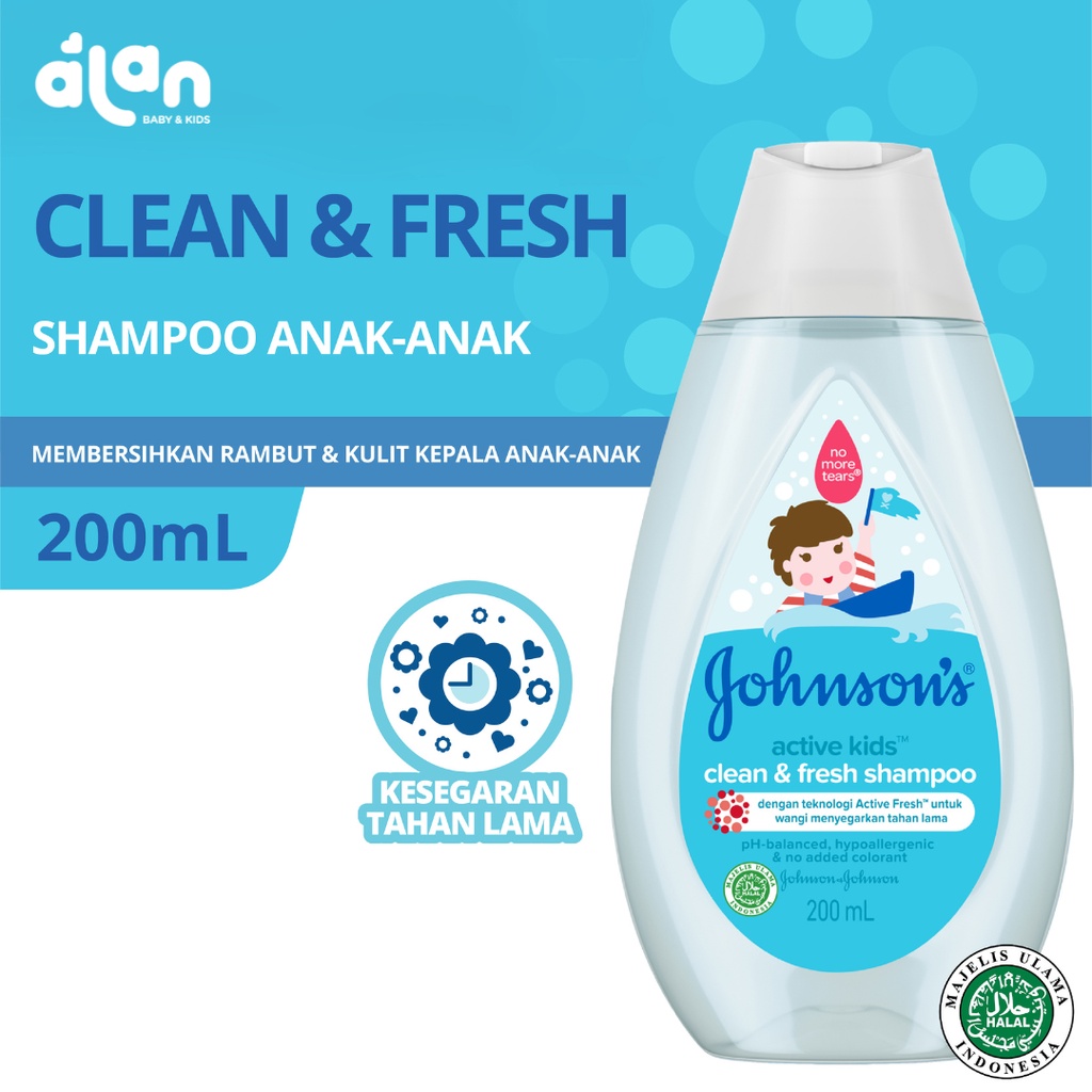 Johnson’s Active Kids Shampoo All Variant 100ml dan 200ml