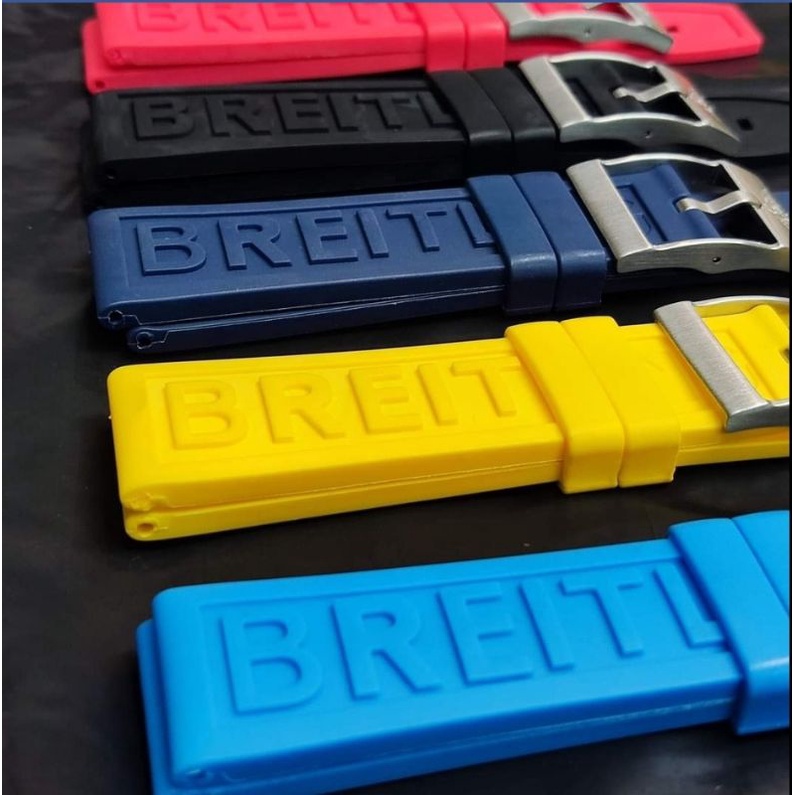 Tali Karet Jam Tangan Breitling 1884 22mm 24mm Rubber Silicone
