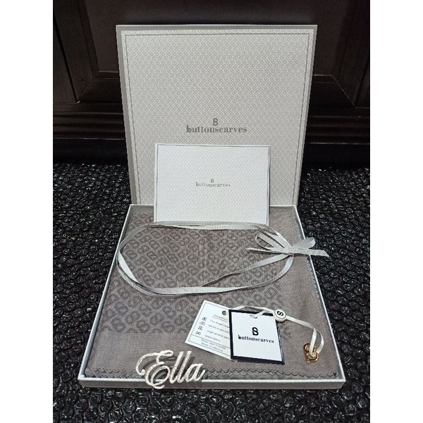 Buttonscarves Voal Tapis Fossil ✅New Bukan Preloved✅