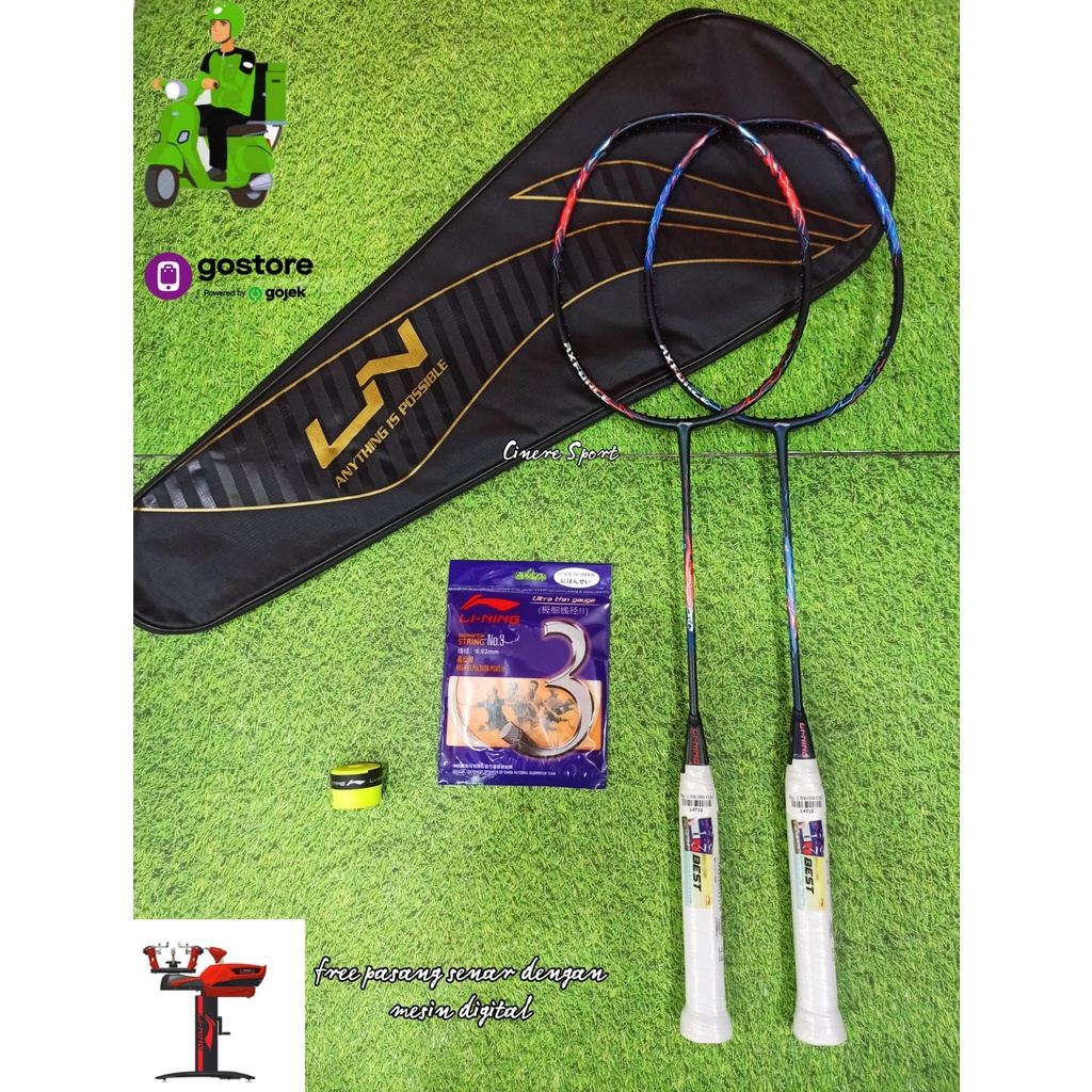 Raket Badminton LINING AXFORCE 90 MAX DRAGON TIGER Original