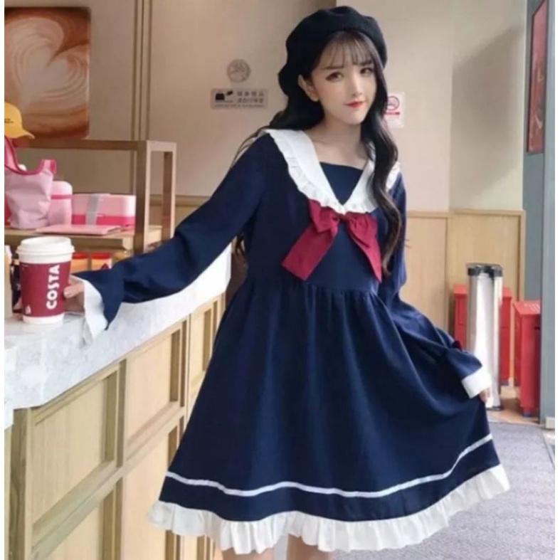 Dress war seifuku/ costum cosplay anime terbaru