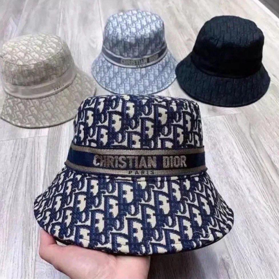 B-URT} ✔} Topi Impor BUCKET HAT DEWASA WANITA PRIA motif Cristian Dior Best Seller Topi Bucket Dior_