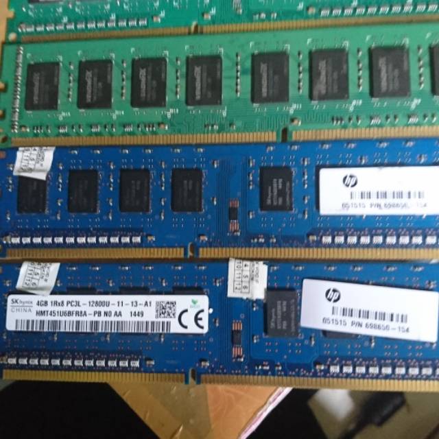 Ram/memory pc ddr3 4gb pc12800/pc10600